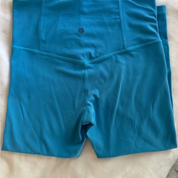 Athleta Elation Cropped Blue Leggings - Picture 2 of 3